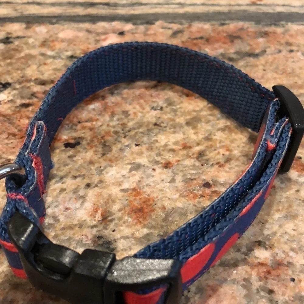 Polka dot dog collar